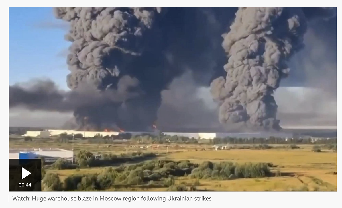 A screengrab showing the BBC News website